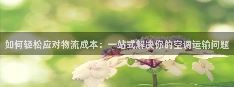 旺财28h5链接：如何轻松应对物流成