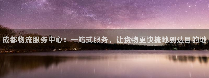 旺财28激活码：成都物流服务中心：一