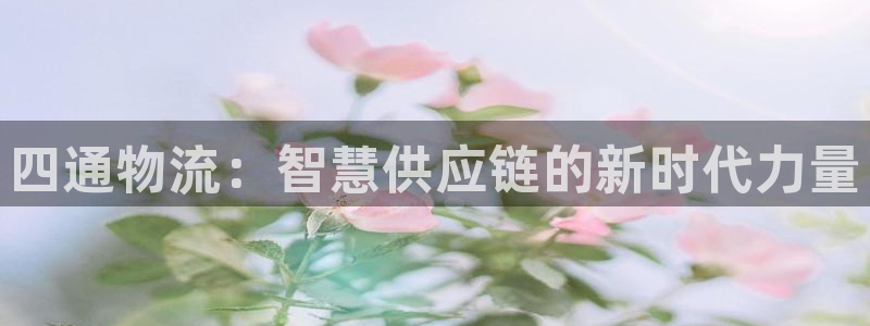 旺财28登录网：四通物流：智慧供应链